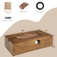 Honhorrs 48-by-27-Inch Propane Fire Table, 50,000-BTU Burner with Adjustable Flame and Lava Rocks