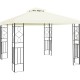 Honhorrs 10-by-10-Foot Patio Gazebo, Two-Tier Canopy on a Steel Frame with Decorative Side Panels