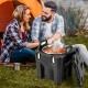 Honhorrs 32-Quart Insulated Food Carrier with Stainless Steel Inner Barrel and Locking Buckles