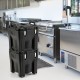Honhorrs 32-Quart Insulated Food Carrier with Stainless Steel Inner Barrel and Locking Buckles