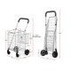 Honhorrs 5-Tier Kitchen Baker's Rack with Flip-Up Doors, Metal Frame, Wheels and Adjustable Feet
