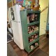 Honhorrs 5-Tier Kitchen Baker's Rack with Flip-Up Doors, Metal Frame, Wheels and Adjustable Feet