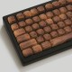 Walnut-Style XVX MOA Keycaps, Japanese Dye-Sublimated PBT Keys for Custom MX Mechanical Keyboards