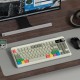 XVX M87 Pro Wireless Mechanical Keyboard, OLED Display, Control Knob, RGB and Hot-Swap Switch Support