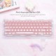 XVX Pink Clear MDA Keycaps, 115-Key Side-Printed PC Set with a Glossy Translucent Finish