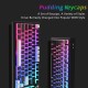 XVX Black Pudding Keycaps, Double-Shot PBT OEM-Profile Set for RGB Mechanical Keyboard Builds