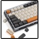 XVX Retro Orange PBT Keycaps, 137-Piece Double-Shot Set for MX-Style Mechanical Keyboard Layouts