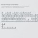 White Clear Keycaps from XVX, 115-Key MDA Set with Translucent PC Surfaces for MX Mechanical Boards