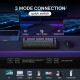 XVX WK75 Wireless Mechanical Keyboard with Control Knob, Gasket Mount and Hot-Swappable RGB Keys